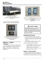 Preview for 112 page of Winnebago Travato 2019 Operator'S Manual