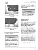 Preview for 17 page of Winnebago Via 25Q Manual