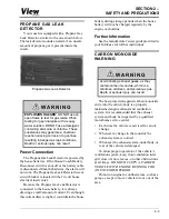 Preview for 13 page of Winnebago View Profile User Manual