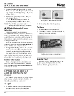 Preview for 32 page of Winnebago View Profile User Manual