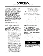 Preview for 7 page of Winnebago Vista 26P Operator'S Manual