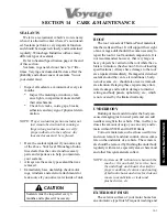 Preview for 107 page of Winnebago Voyage 2005 User Manual
