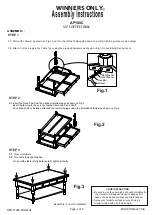 Preview for 2 page of Winners Only AP100C Aassembly Instructions