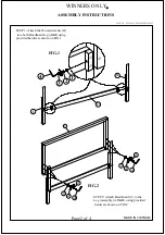 Предварительный просмотр 2 страницы Winners Only BFC2001T Assembly Instructions