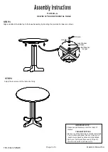 Предварительный просмотр 3 страницы Winners Only DELFINI TI-DF30R-G Assembly Instructions