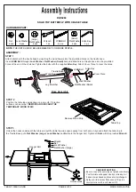 Preview for 2 page of Winners Only DQ14284 Assembly Instructions