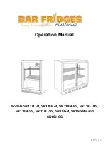 Предварительный просмотр 1 страницы Winning appliances BAR FRIDGES SK118L-B Operation Manual