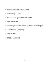 Preview for 21 page of WINNLOGY FX-8 User Manual