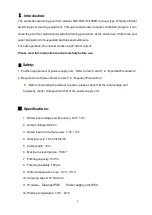 Preview for 4 page of Winny HJ1009B Instruction Manual