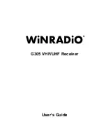 Preview for 1 page of Winradio G305 User Manual