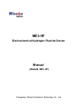 Winsen ME3-HF Manual предпросмотр