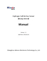 Winsen ME4-H2S Manual предпросмотр