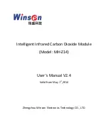 Winsen MH-Z14 User Manual preview