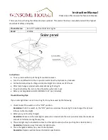 Winsome house WH094 Instruction Manual предпросмотр