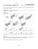 Предварительный просмотр 1 страницы Winsome house WH194 Instruction Manual