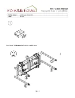 Предварительный просмотр 2 страницы Winsome house WH194 Instruction Manual