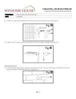 Предварительный просмотр 4 страницы Winsome house WHSL445 Manual