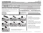 Предварительный просмотр 3 страницы Winsome 40844 Assembly Instructions Manual