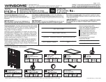 Preview for 1 page of Winsome 81628 R4 Assembly Instructions