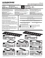 Предварительный просмотр 1 страницы Winsome 92514 R1 Manual