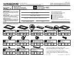 Preview for 2 page of Winsome 94427 Assembly Instructions Manual