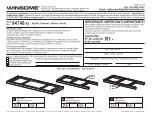 Winsome 94746 R1 Assembly Instructions Manual предпросмотр