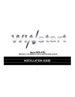 Preview for 1 page of Winstart WS-07U Installation Manual