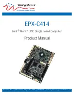 Предварительный просмотр 1 страницы WinSystems EPX-C414 Product Manual