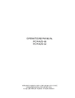 Preview for 1 page of WinSystems PCM-A/D-12 Operation Manual