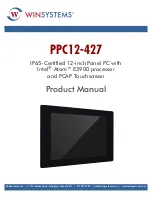 WinSystems PPC12-427 Product Manual preview
