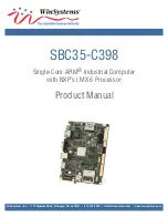 Preview for 2 page of WinSystems SBC35-C398 Product Manual