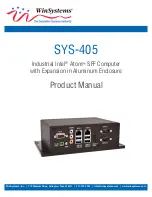 WinSystems SYS-405 Product Manual предпросмотр