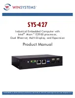 Preview for 1 page of WinSystems SYS-427 Product Manual