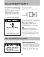 Preview for 4 page of WINTAIR AW-05CM1FD Use And Care Manual