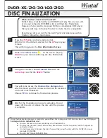 Wintal DVDR-X160 Supplementary Manual preview