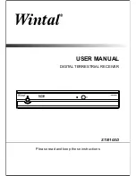 Preview for 1 page of Wintal STB10SD User Manual