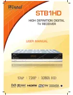 Wintal STB1HD User Manual предпросмотр