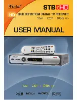 Wintal STB5HD User Manual preview