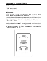 Wintal USB+VGA+Stereo Audio Instruction Manual preview