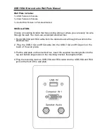 Предварительный просмотр 2 страницы Wintal USB+VGA+Stereo Audio Instruction Manual