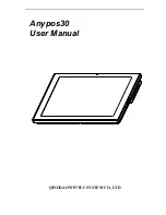 Wintec Anypos30 User Manual preview