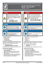 Preview for 34 page of Winter WVSP Instruction Manual