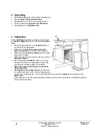 Предварительный просмотр 2 страницы Winterhalter Gastronom RoMatik 150 Installation Instructions