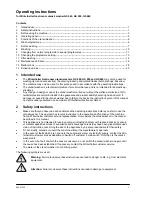 Preview for 3 page of Winterhalter GS 600 Series Operating Instructions Manual