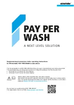 Предварительный просмотр 1 страницы Winterhalter PAY PER WASH PT V01 Series Supplementary Instructions To The Operating Instructions