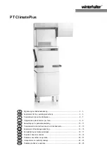 Winterhalter PT ClimatePlus Supplement To The Operating Instructions предпросмотр