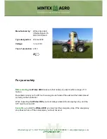 Preview for 2 page of Wintex Agro Wintex 2000 Instruction Manual