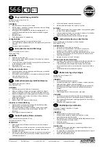 Preview for 2 page of Winther 566 Assembly Instruction