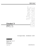 Wintriss Shadow 8 User Manual предпросмотр