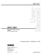 Предварительный просмотр 1 страницы Wintriss wpc 2000 User Manual